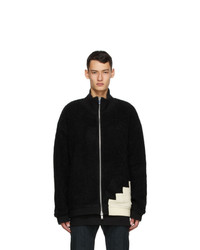Cornerstone Black Wool Fleece Jacket