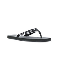 Givenchy 4g Flip Flops