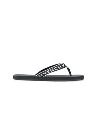 Givenchy 4g Flip Flops