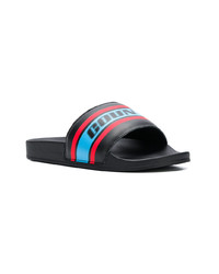 Marcelo Burlon County of Milan Logo Colour Block Slides