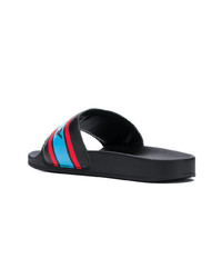 Marcelo Burlon County of Milan Logo Colour Block Slides