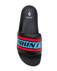 Marcelo Burlon County of Milan Logo Colour Block Slides