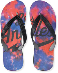 Aeropostale Los Angeles Tie Dye Flip Flop