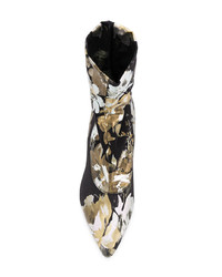 Strategia Floral Print Sock Boots