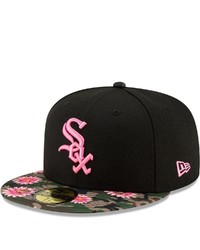 New Era Black Chicago White Sox Floral Morning 59fifty Fitted Hat
