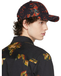 Paul Smith Navy Disrupted Rose Cap