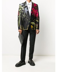 Alexander McQueen Deconstructed Floral Blazer