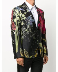 Alexander McQueen Deconstructed Floral Blazer