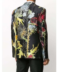 Alexander McQueen Deconstructed Floral Blazer