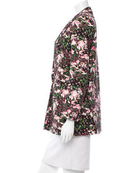 Givenchy Structured Floral Print Blazer