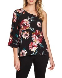 1 STATE 1state Floral One Shoulder Top
