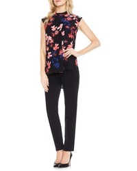 Vince Camuto Floral Highlow Blouse