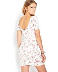 Forever 21 Dainty Florals Knit Dress