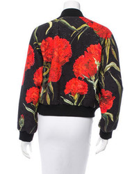 Dolce & Gabbana Floral Bomber Jacket