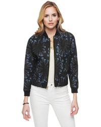 Juicy Couture Sea Spray Floral Bonded Mesh Bomber