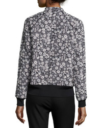 Rebecca Taylor Liane Floral Jacquard Bomber Jacket