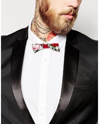 Reclaimed Vintage Large Floral Bow Tie