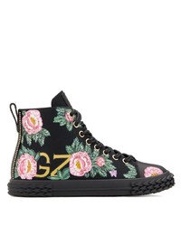 Giuseppe Zanotti Blabber Floral High Top Sneakers