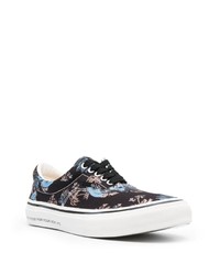 UNDERCOVE R Floral Print Canvas Sneakers