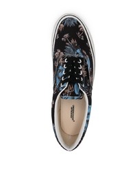 UNDERCOVE R Floral Print Canvas Sneakers