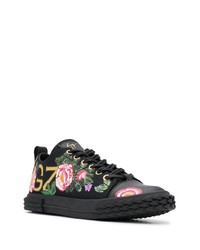 Giuseppe Zanotti X Sw Lee Floral Print High Top Sneakers
