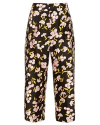 Marni Sistowbell Floral Print Cotton Blend Trousers