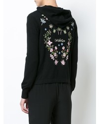 RED Valentino Floral Embroidery Cardigan