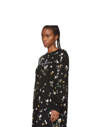 Givenchy Black Floral T Shirt Dress