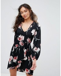 Band of Gypsies Floral Festival Wrap Dress