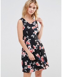 Style London Skater Dress In Floral Print