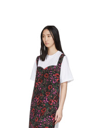 Marni White And Multicolor Amarcord T Shirt Dress