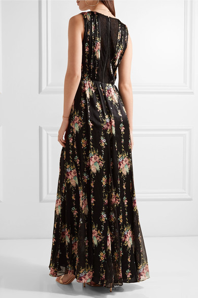 Alice olivia 2024 black lace dress