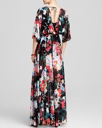 French Connection Dress Floral Reef Chiffon Maxi
