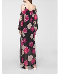 Calvin Klein Floral Off Shoulder Maxi Dress