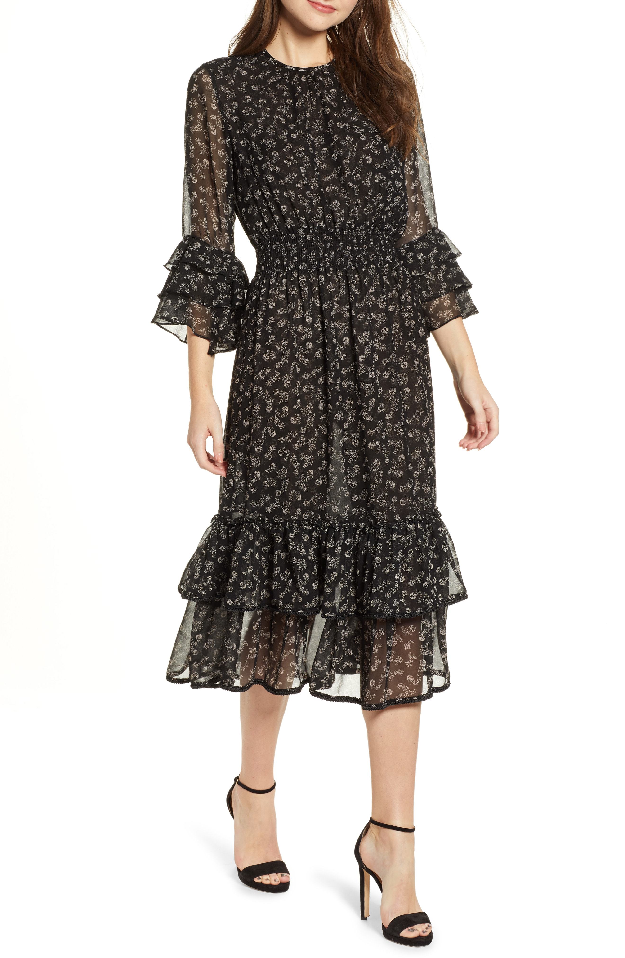 Misa Los Angeles Gordana Ruffle Dress, $205 | Nordstrom | Lookastic