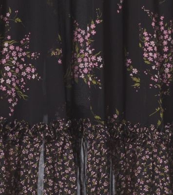 Michael Kors Michl Kors Floral Print Silk Chiffon Dress, $2,895 ...
