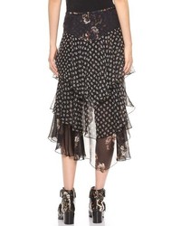 Jason Wu Silk Cascade Skirt