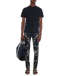 Givenchy Floral Print Cotton Trousers