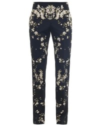 Givenchy Floral Print Cotton Trousers