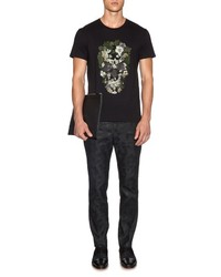 Alexander McQueen Tailored Floral Jacquard Trousers
