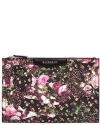 Givenchy Abstract Floral Leather Clutch