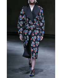 Christopher Kane Archive Floral Double Breasted Coat