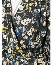 Giuseppe Di Morabito Double Breasted Floral Print Coat