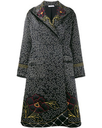 J.W.Anderson Floral And Squiggle Embroidered Coat
