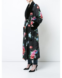 Dolce & Gabbana Floral Print Robe Coat