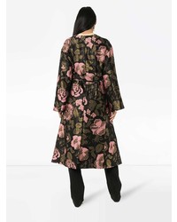 Etro Long Floral Jacquard Coat