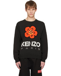 Kenzo Black Paris Boke Flower Sweater
