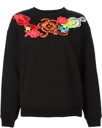 Christopher Kane Floral Embroidered Sweatshirt