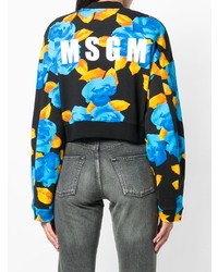 MSGM Cropped Jersey Sweater