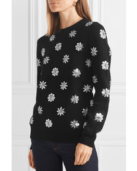 Michael Kors Collection Crystal Embellished Knitted Sweater